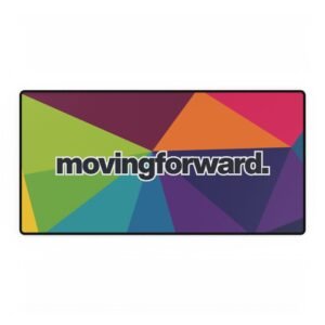 Colorful Motivational Desk Mat - Office Decor, Home Workspace Essentials, Gaming Desk Pad, Study Area Accessories, Gift for Students